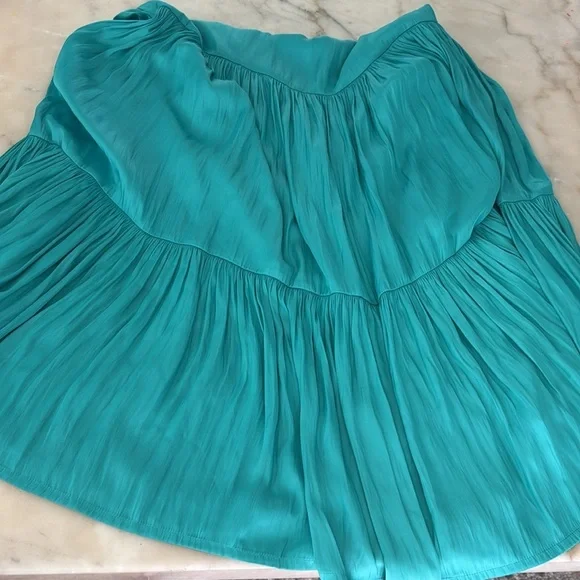 JOIE Women's Teal Spaghetti Strap Maxi Dress With Side Pockets Maxi Dress Sz M - Picture 10 of 13